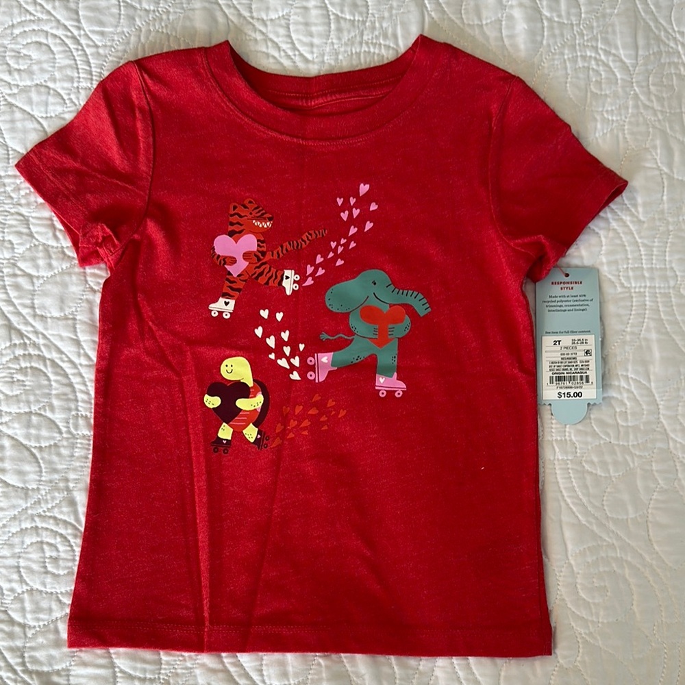 Red Kids Graphic T-Shirt